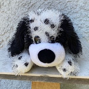Spot the Dog Dalmatian Puppy Laying Down Stuffed Animal Plush Toy Unisex Doll